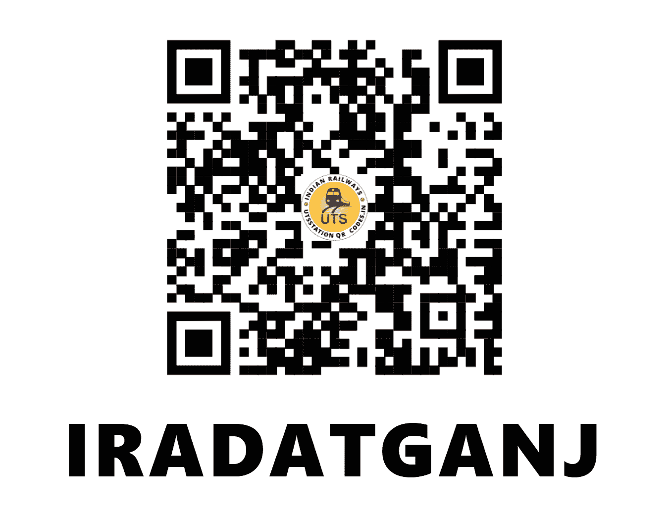 UTS QR Code for IRADATGANJ - IDGJ - NC (UTTAR PRADESH)